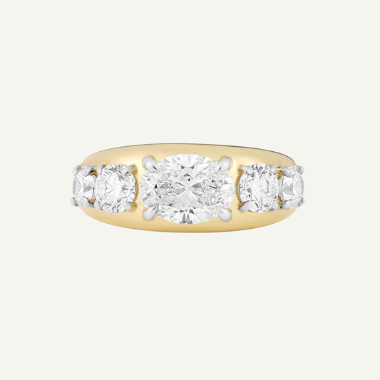Monzie Yellow Gold Ring