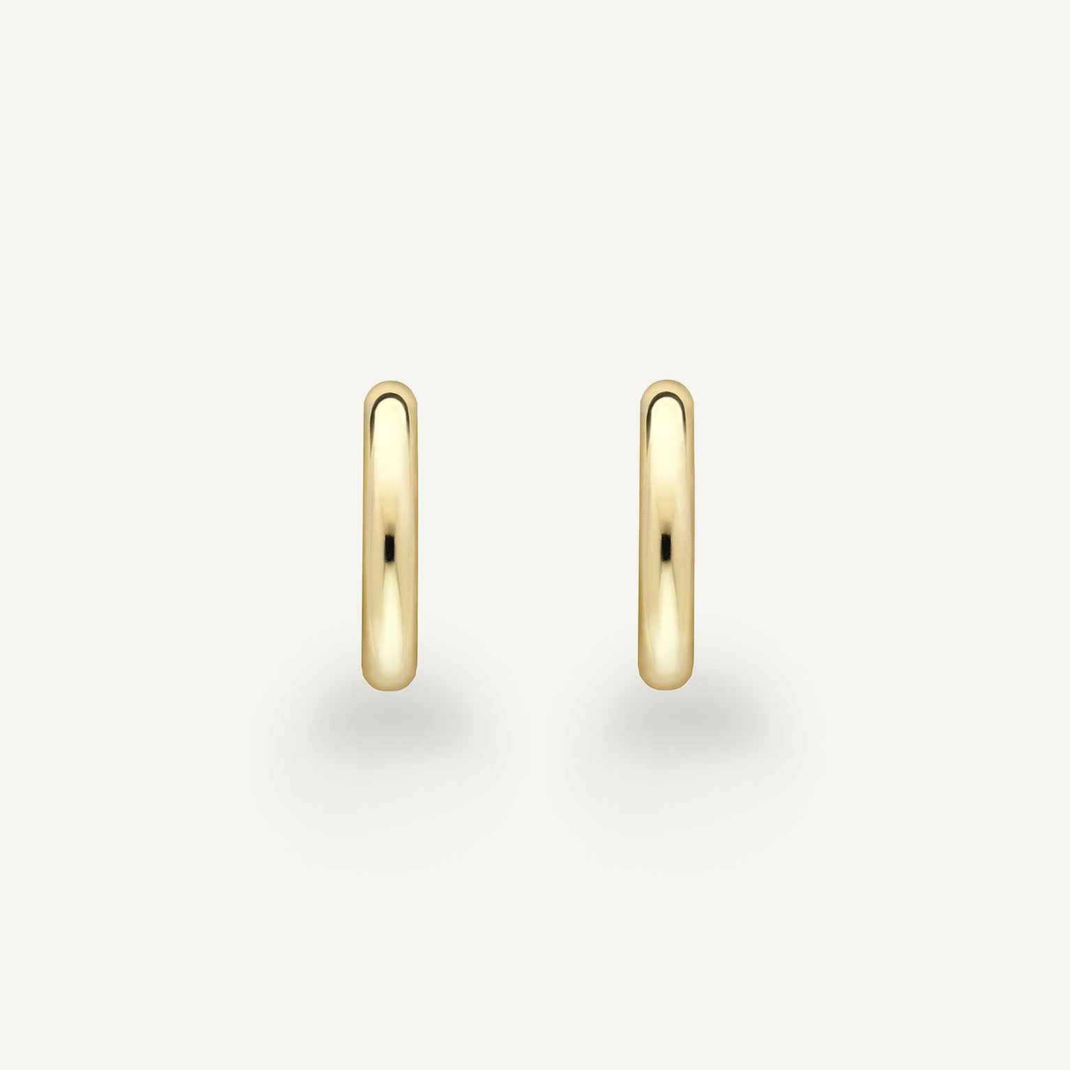 Elie Yellow Gold Hoops (In Stock)