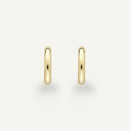 Elie Yellow Gold Hoops (In Stock)