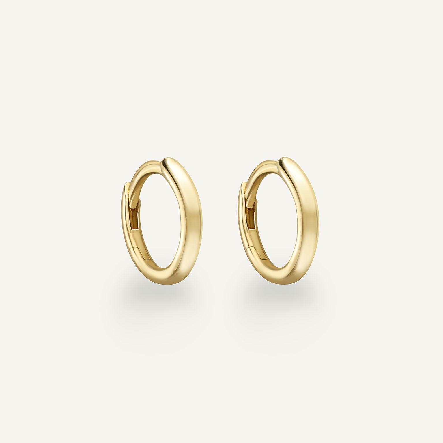 Elie Yellow Gold Hoops (In Stock)