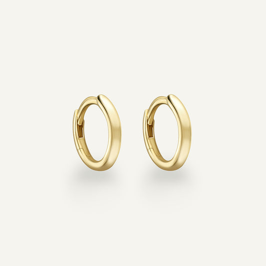 Elie Yellow Gold Hoops (In Stock)