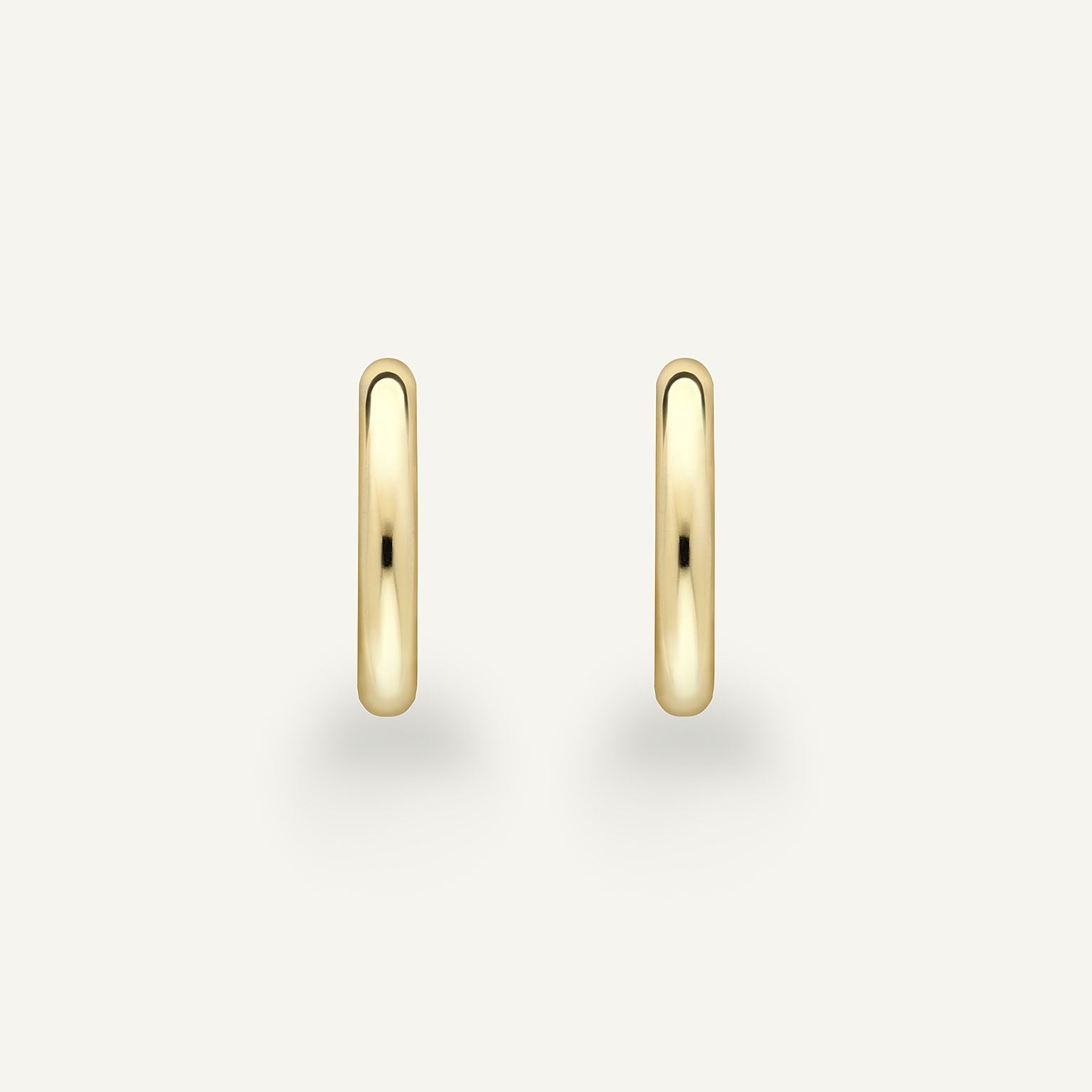 Elie Yellow Gold Hoops (In Stock)