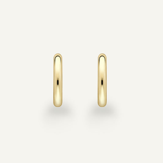 Elie Yellow Gold Hoops (In Stock)