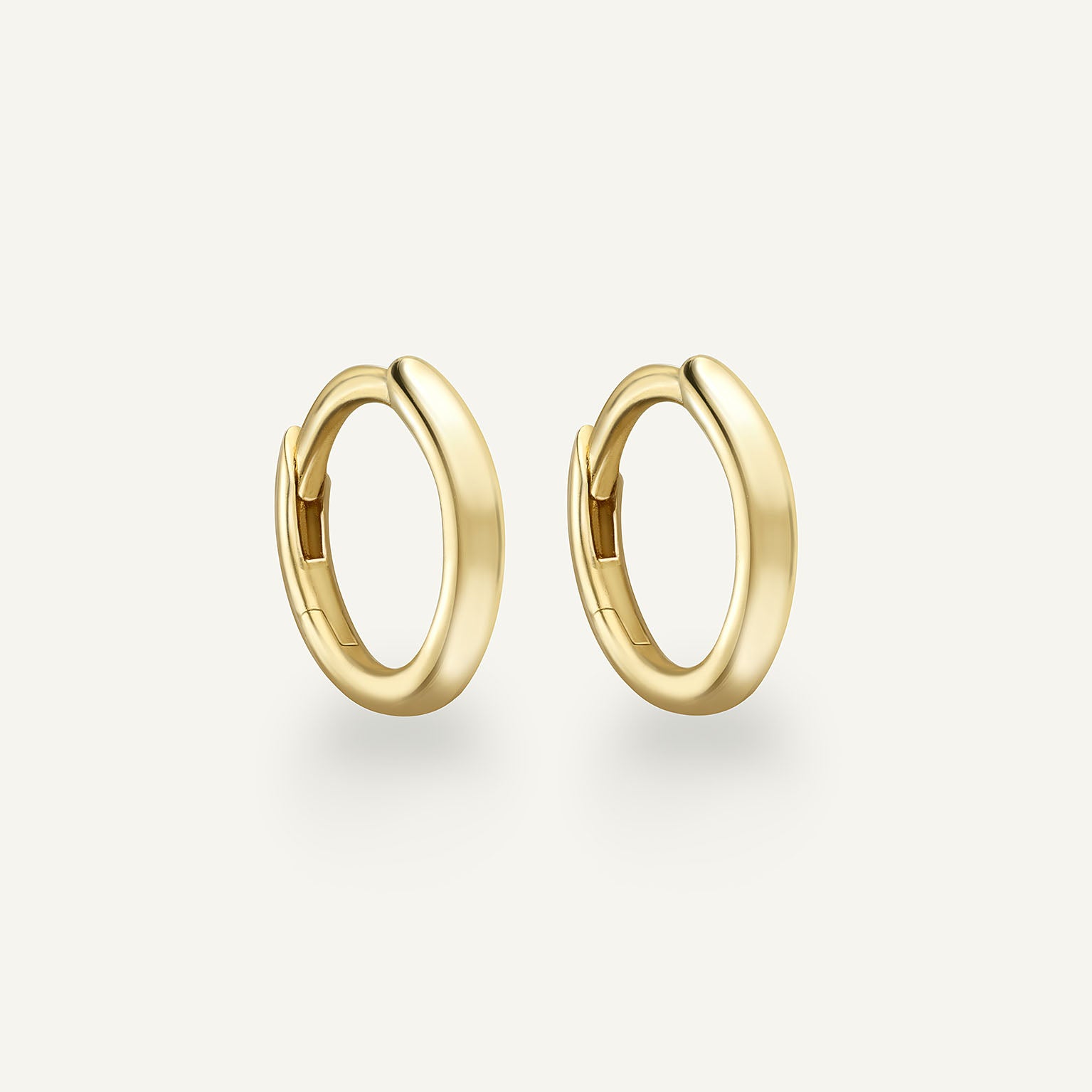 Elie Yellow Gold Hoops (In Stock)