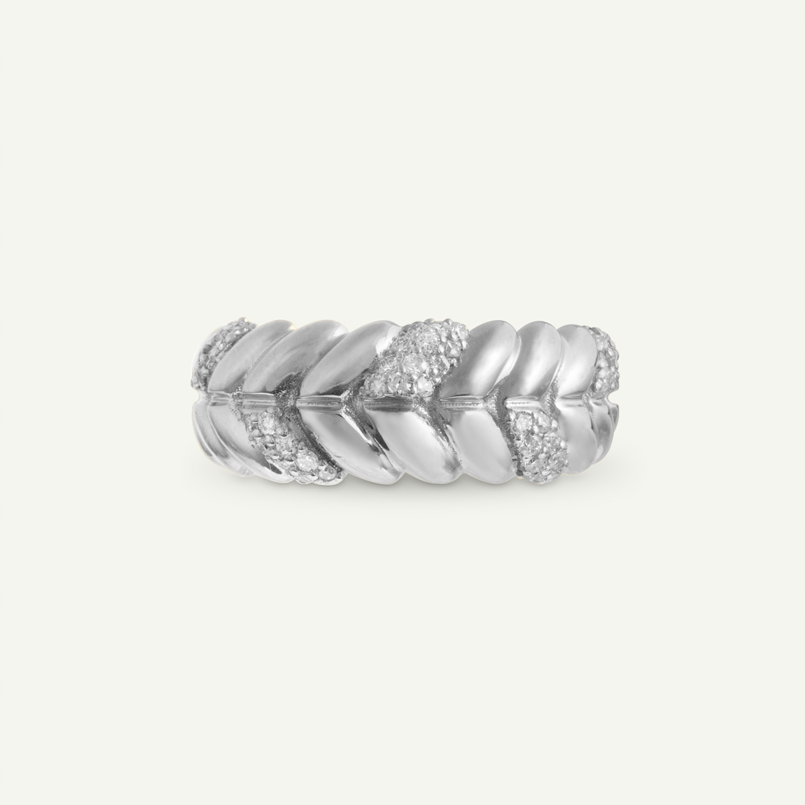 Luss White Gold Ring