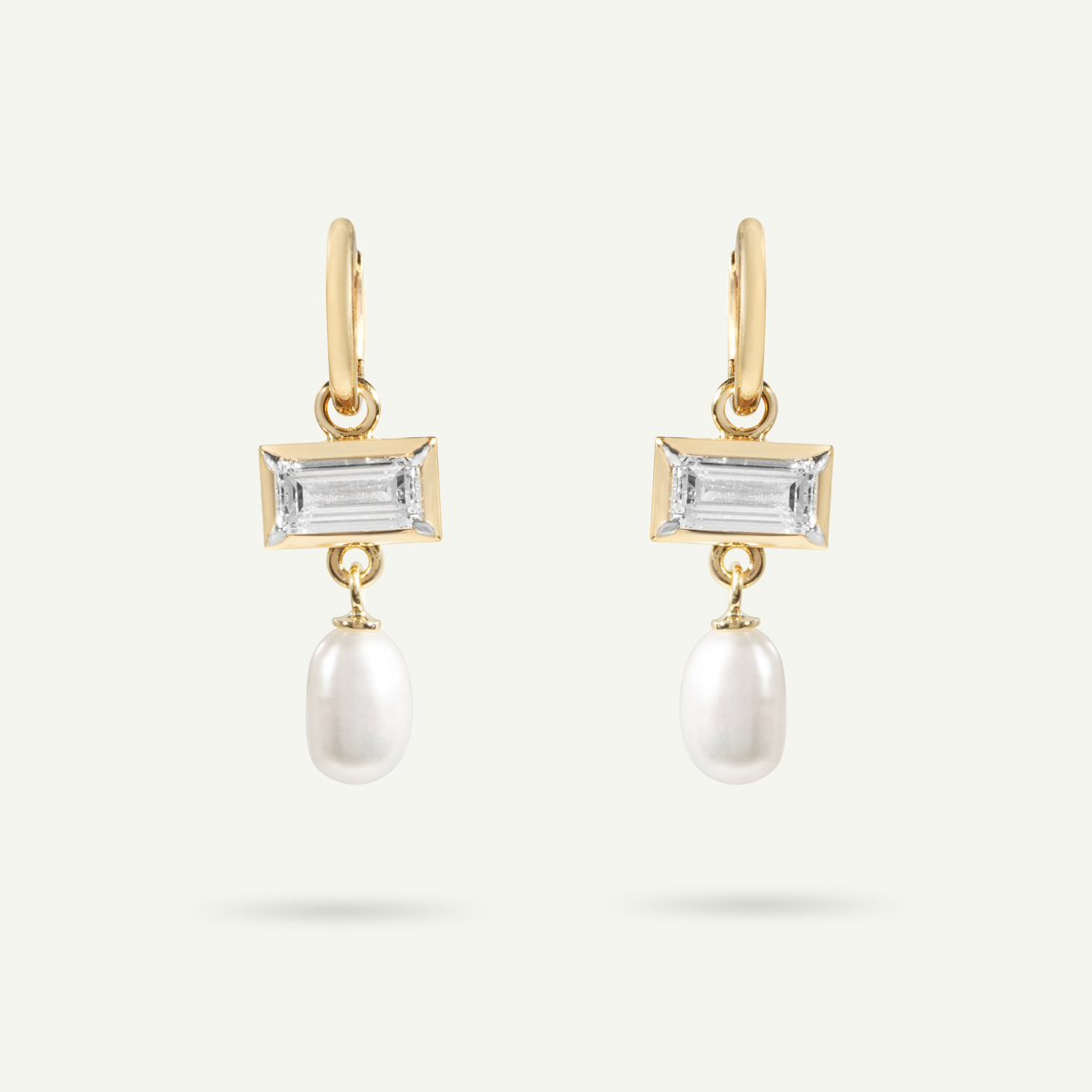 Lamlash Yellow Gold Earrings