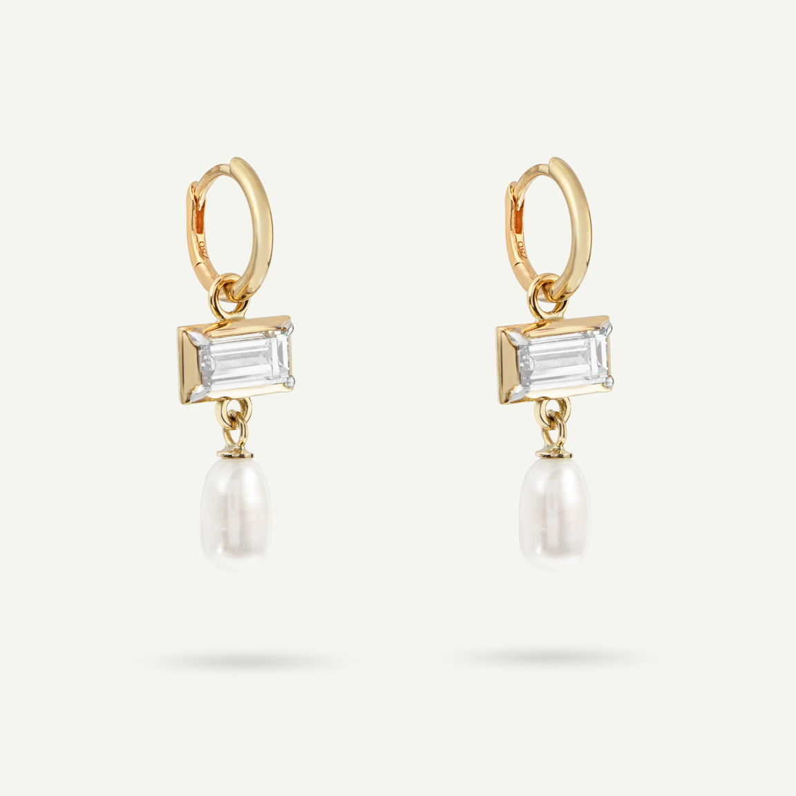 Lamlash Yellow Gold Earrings