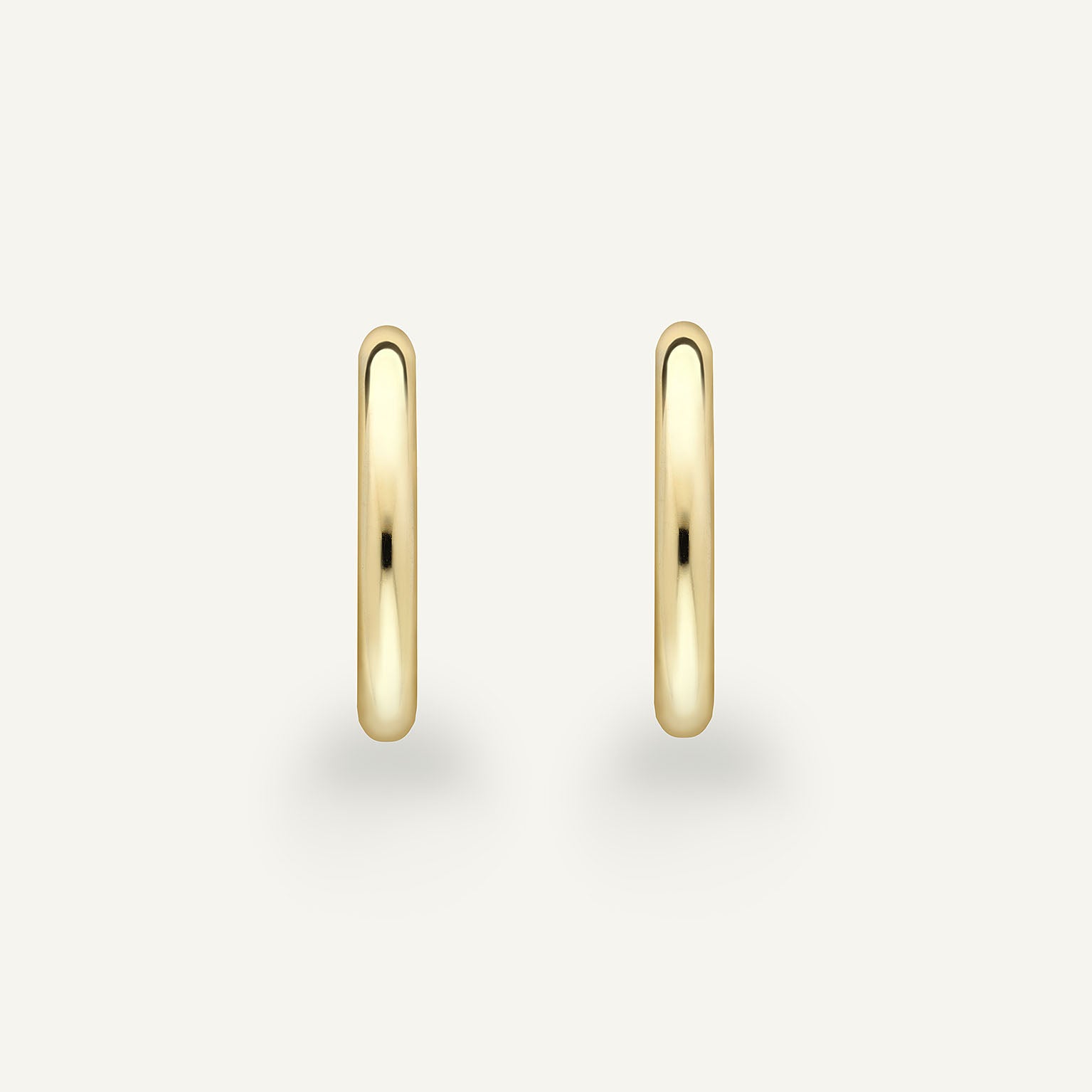 Elie Yellow Gold Hoops (In Stock)