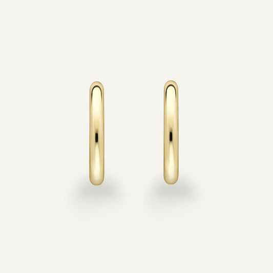 Elie Yellow Gold Hoops (In Stock)