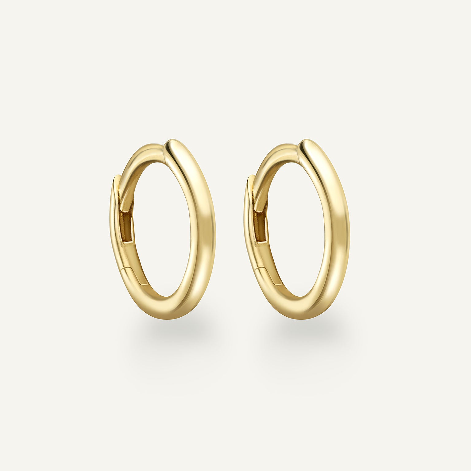 Elie Yellow Gold Hoops (In Stock)