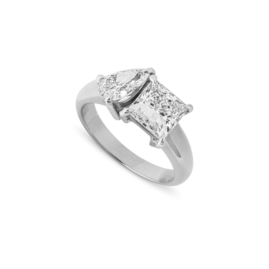 Ailsa Craig White Gold Ring