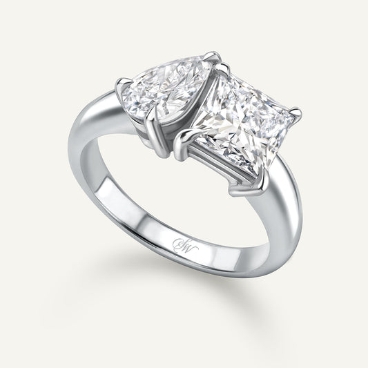 Ailsa Craig White Gold Ring