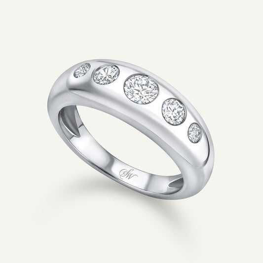 Applecross White Gold Ring