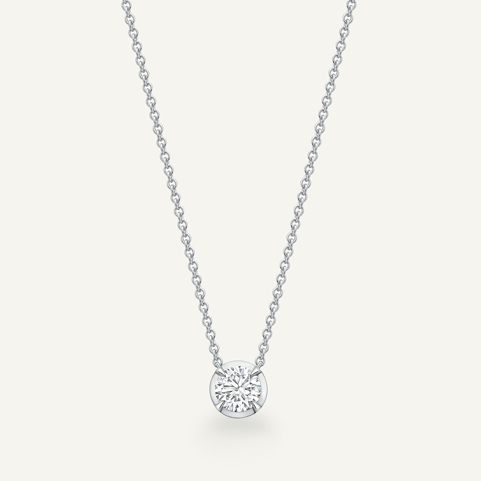Aviemore White Gold Necklace