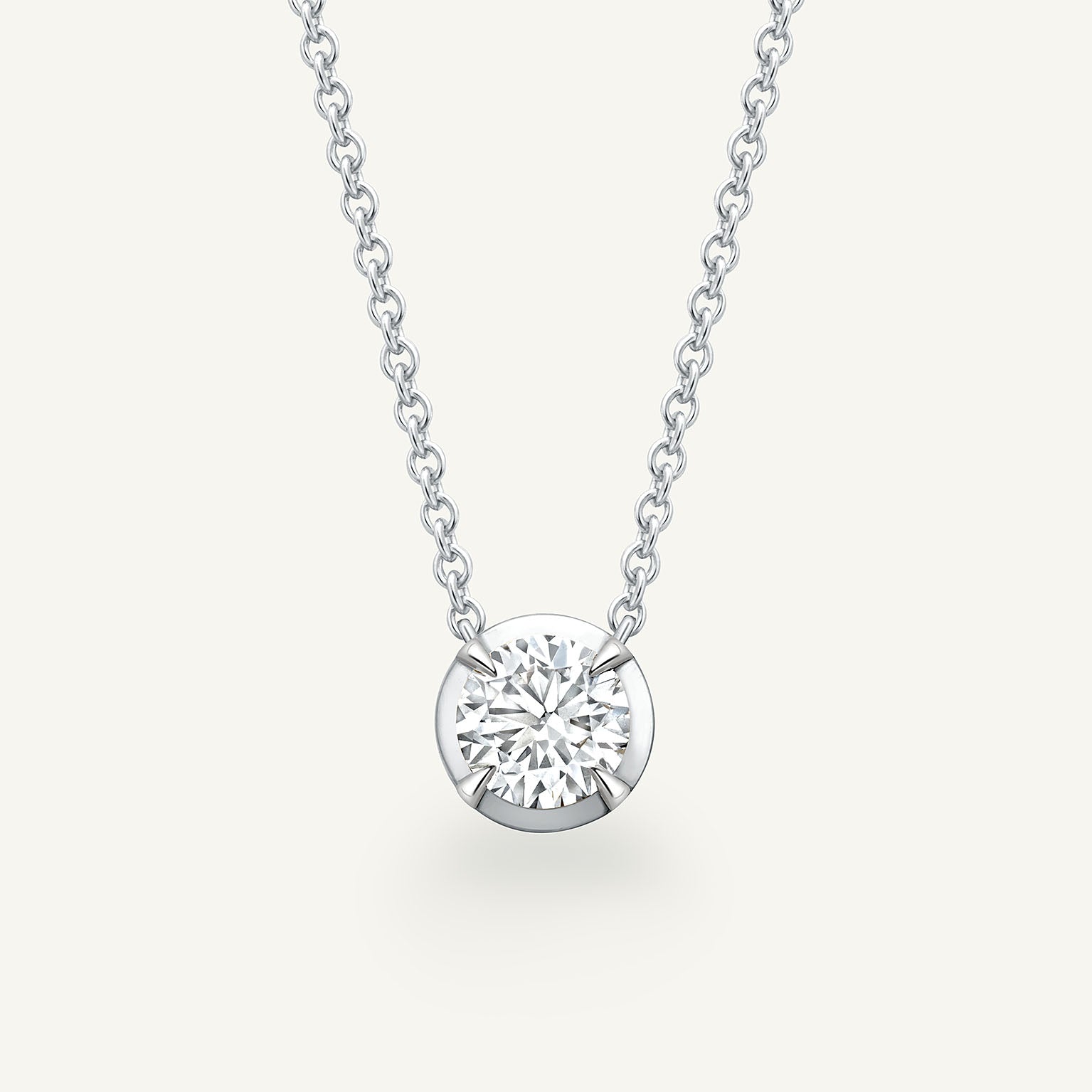 Aviemore White Gold Necklace
