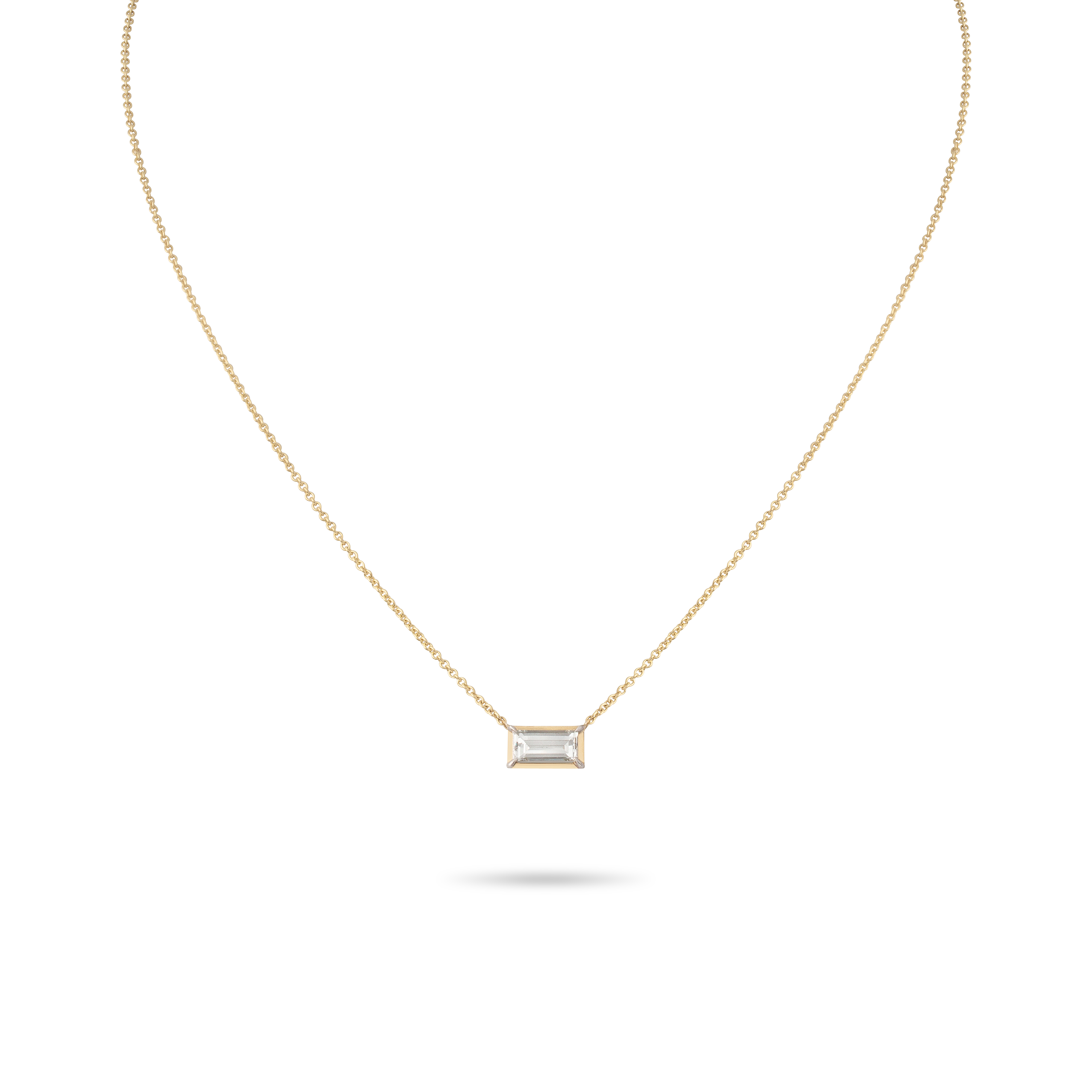 Aviemore Baguette Gold Necklace