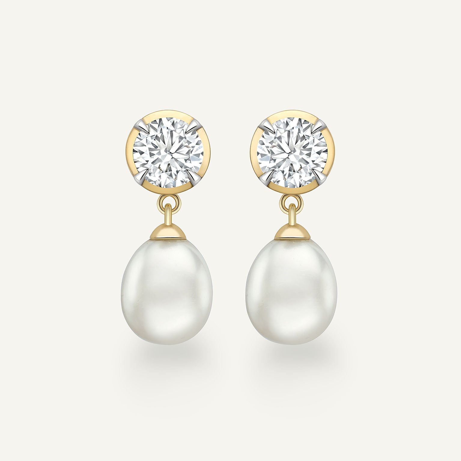 Beauly Yellow Gold Earrings