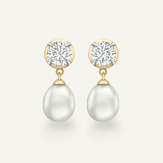 Beauly Yellow Gold Earrings