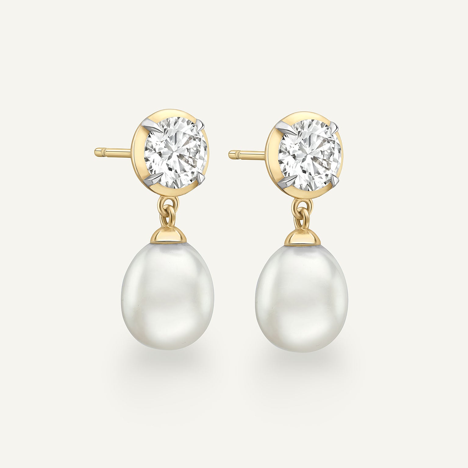 Beauly Yellow Gold Earrings