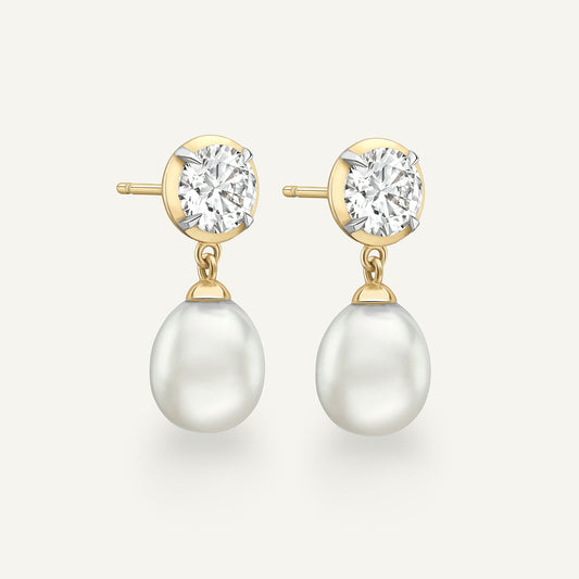 Beauly Yellow Gold Earrings