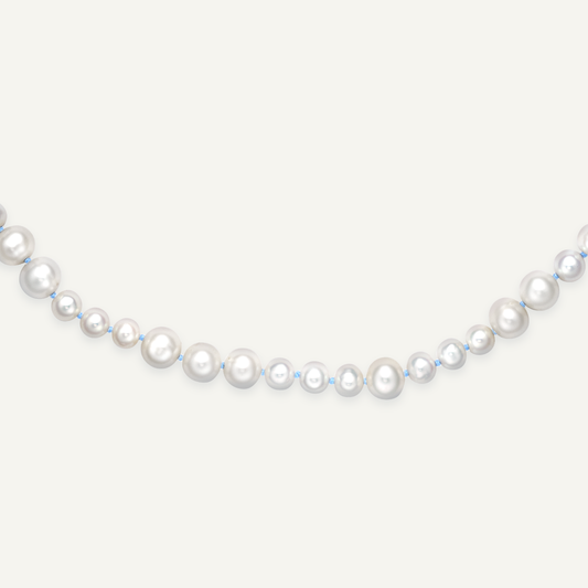 Blue Thread St Andrews Yellow Gold Necklace