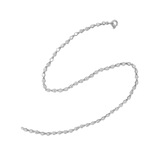 Ballater White Gold Necklace
