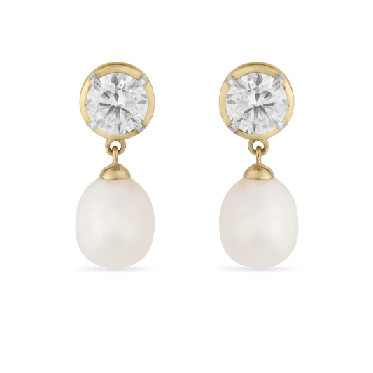 Beauly Yellow Gold Earrings
