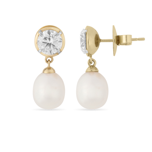 Beauly Yellow Gold Earrings