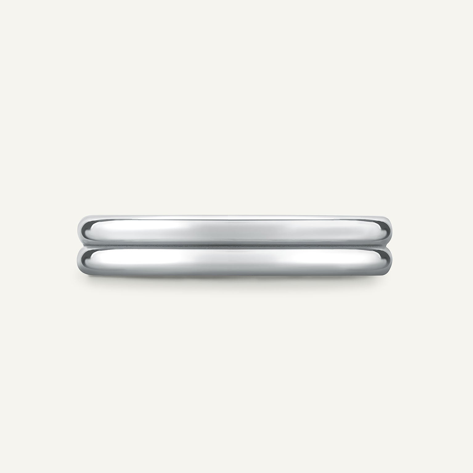 Double Wick White Gold Ring