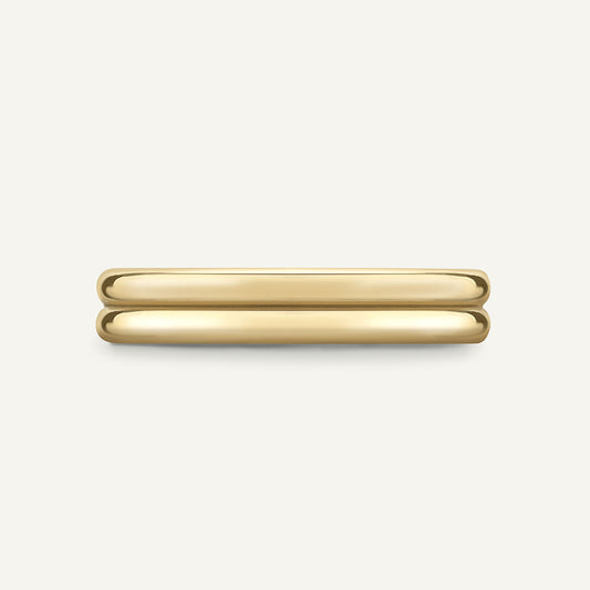 Double Wick Yellow Gold Ring