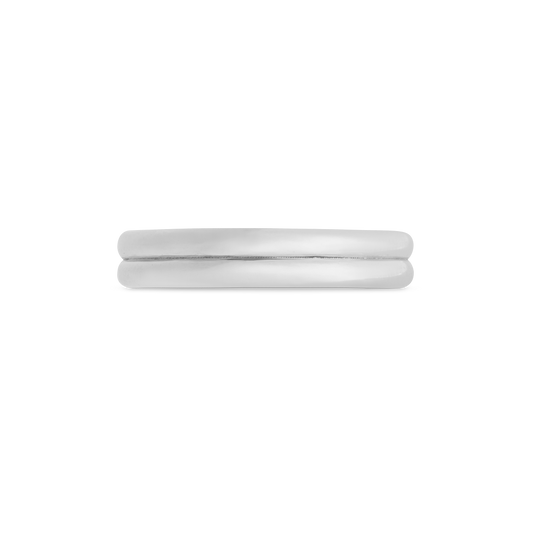 Double Wick White Gold Ring