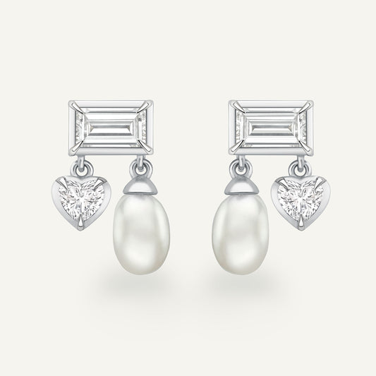 Grandtully White Gold Earrings