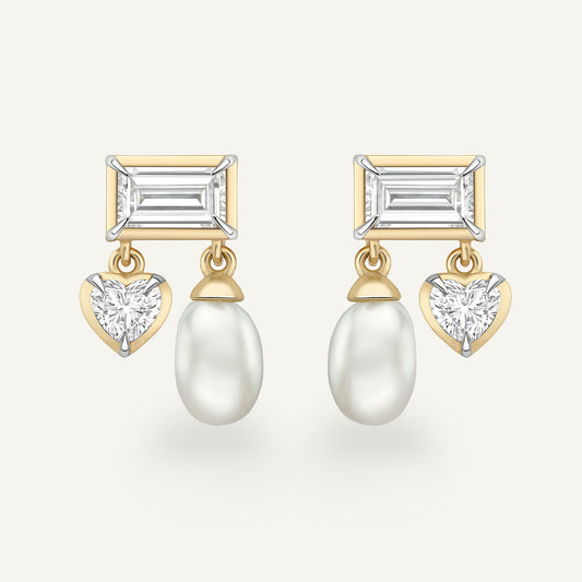 Grandtully Yellow Gold Earrings