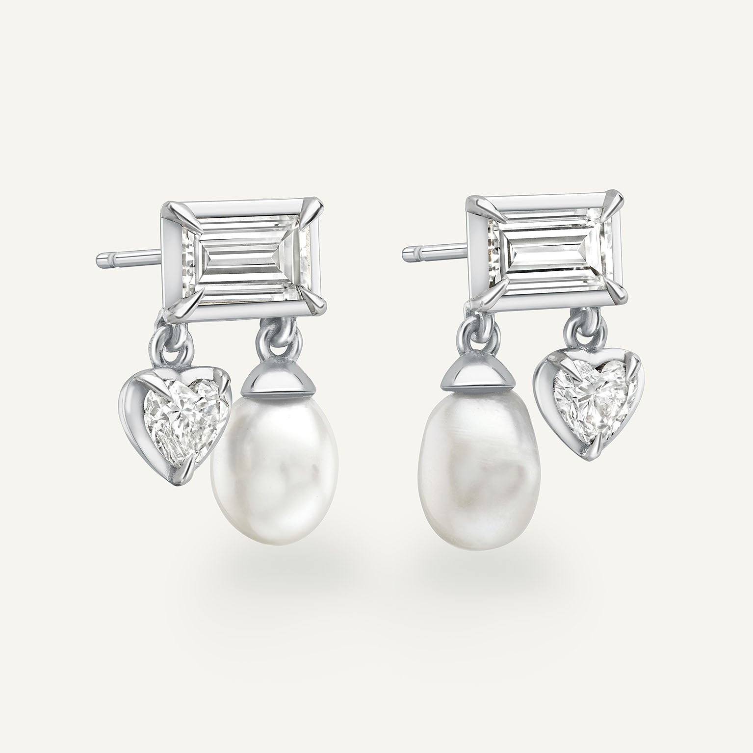 Grandtully White Gold Earrings