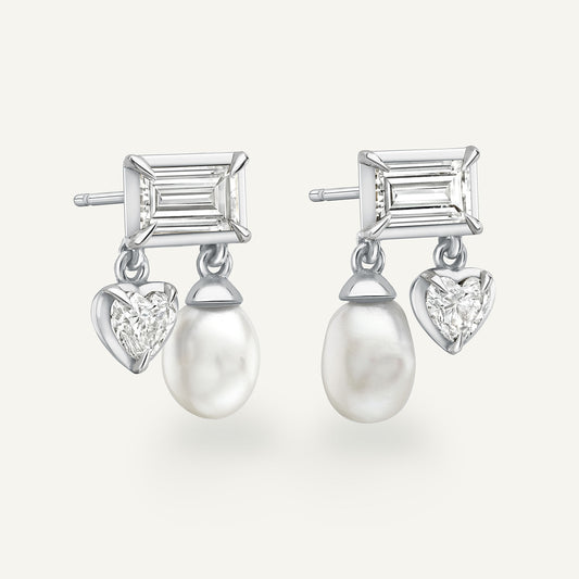 Grandtully White Gold Earrings