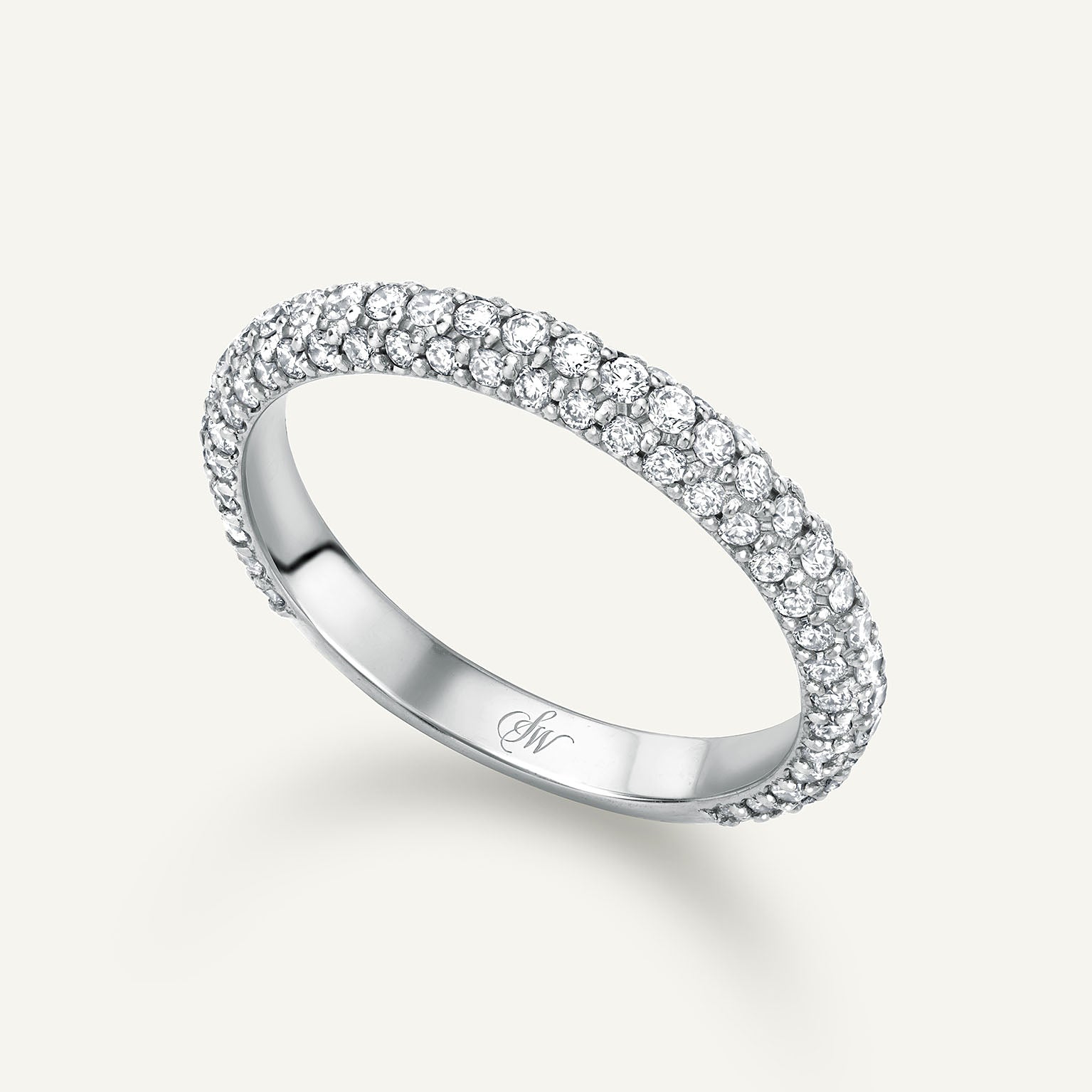 Islay White Gold Ring