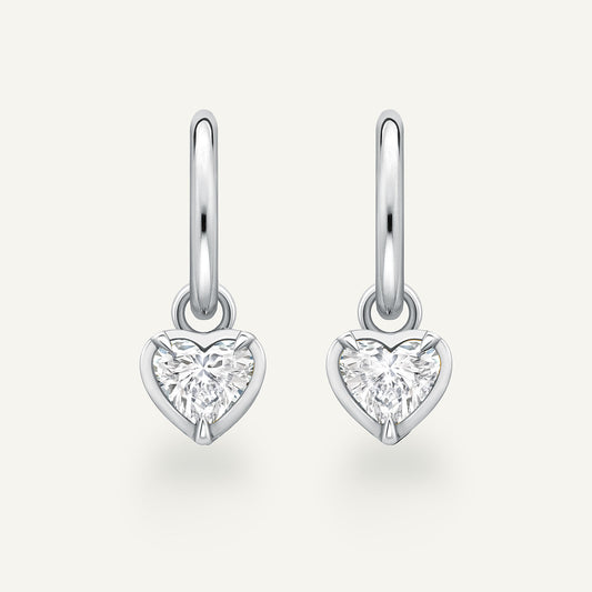 Medium Heart Kildonan White Gold (In Stock)