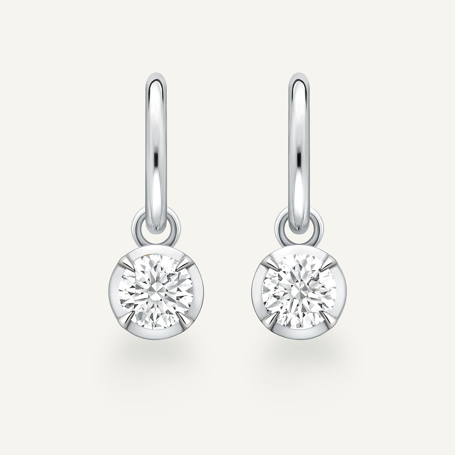 Large Round Kildonan White Gold (In Stock)
