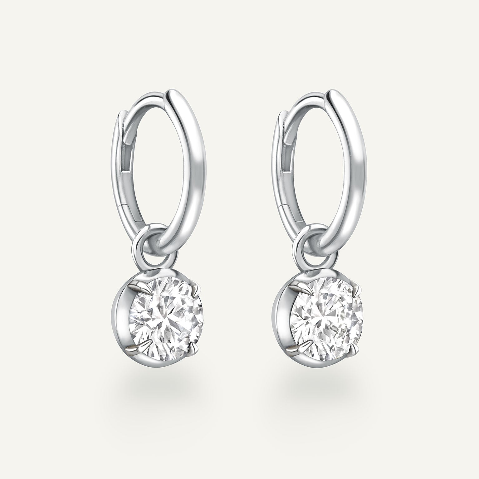 Large Round Kildonan White Gold (In Stock)