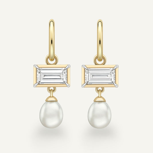 Lamlash Yellow Gold Earrings