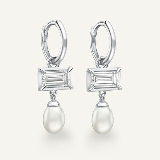 Lamlash White Gold Earrings
