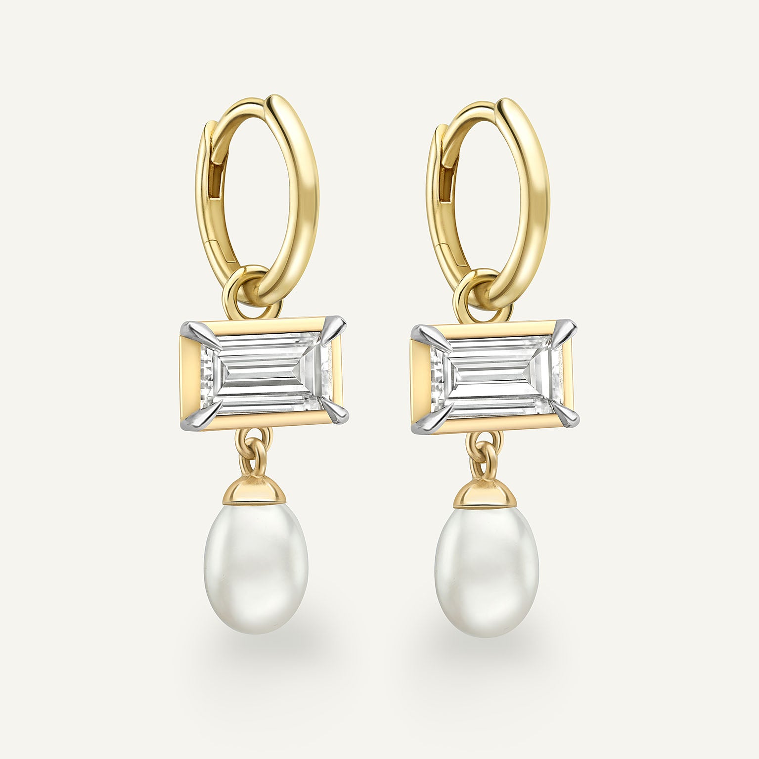 Lamlash Yellow Gold Earrings