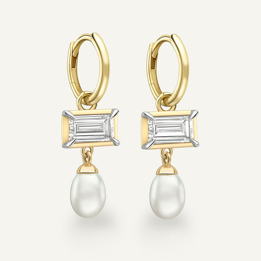 Lamlash Yellow Gold Earrings