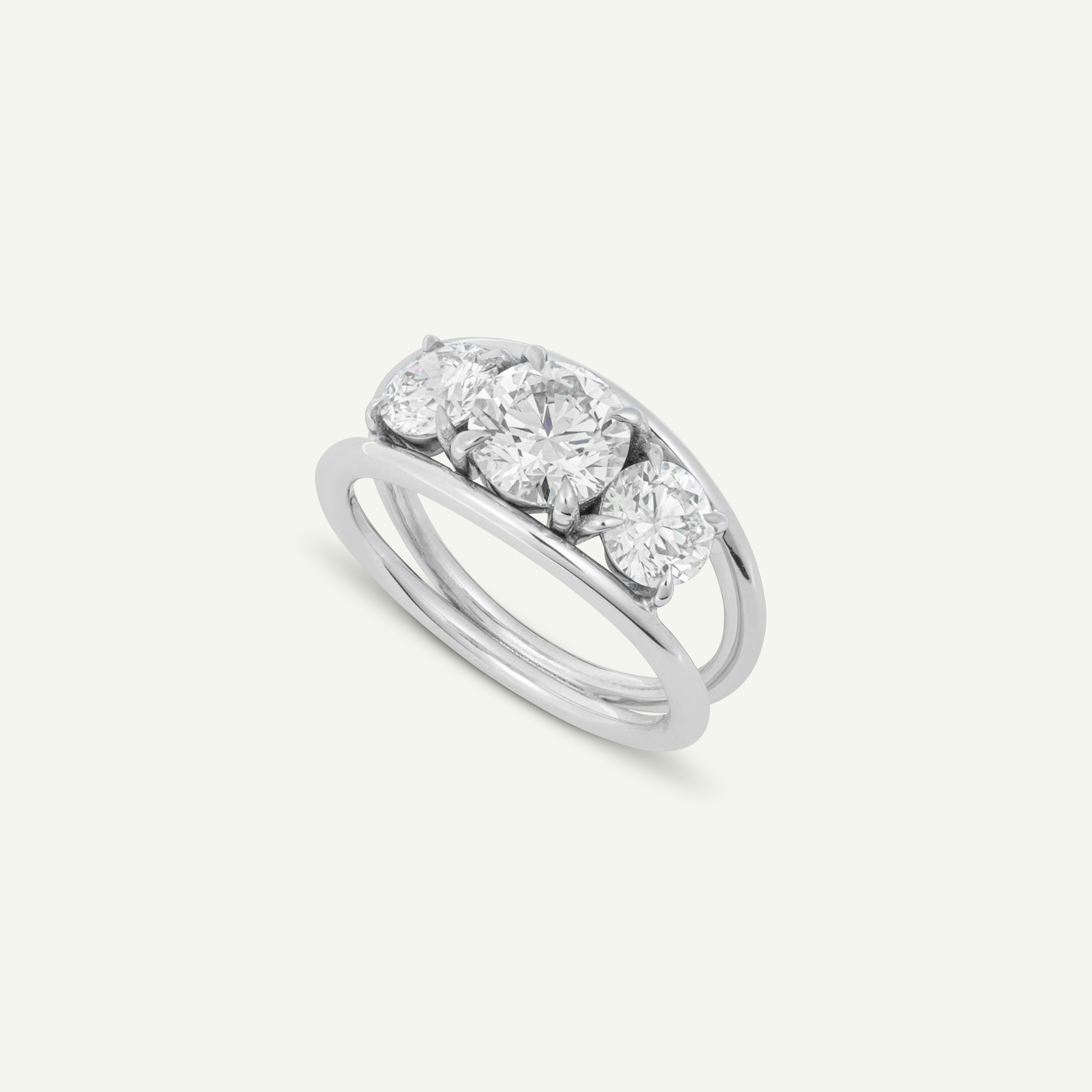 Lochranza White Gold Ring