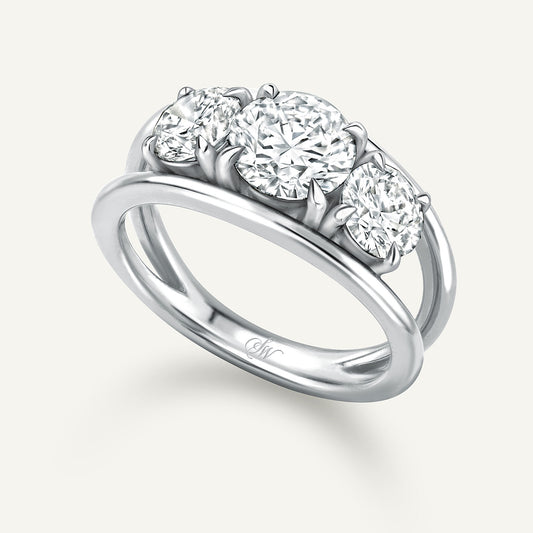 Lochranza White Gold Ring