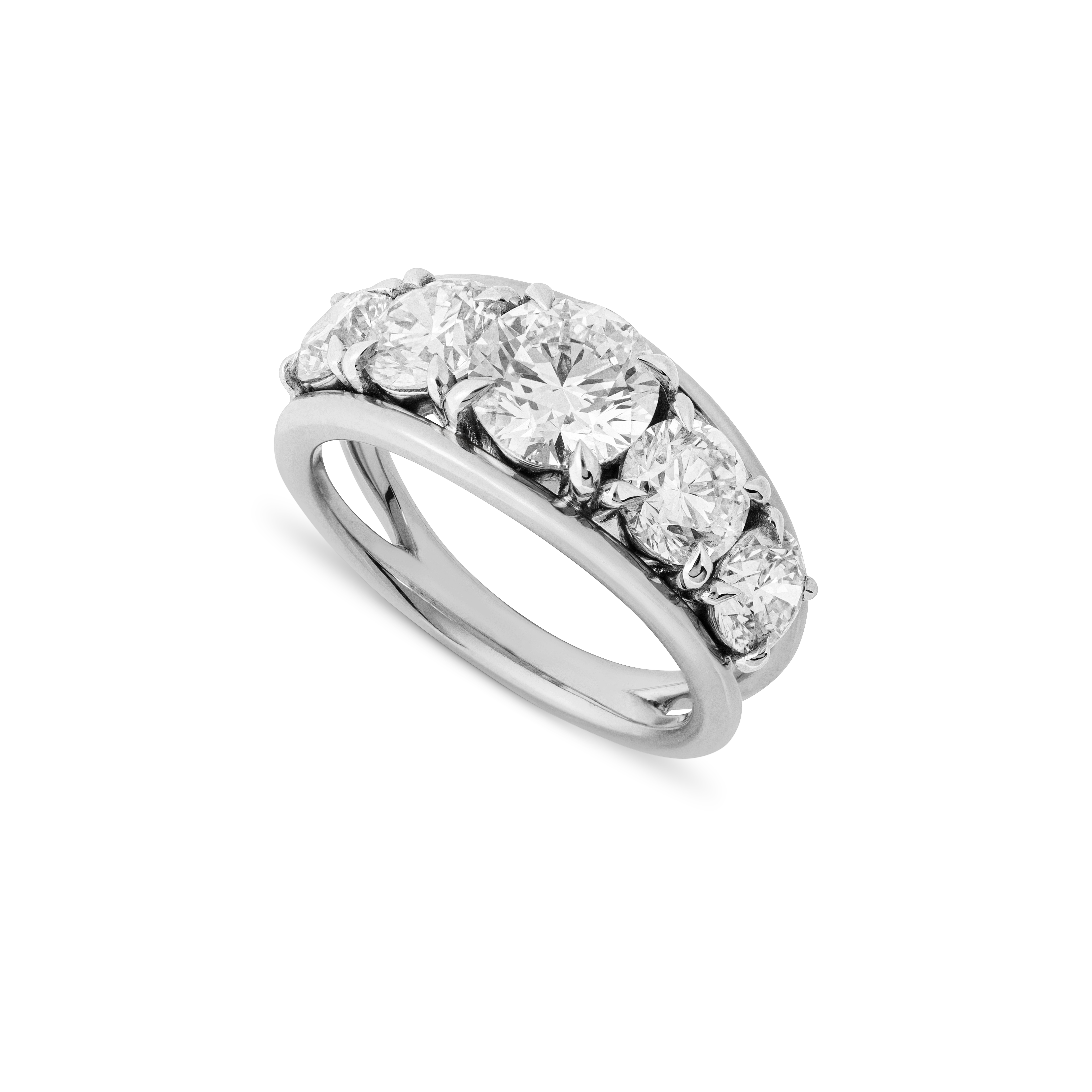 Mega Tobermory White Gold Ring