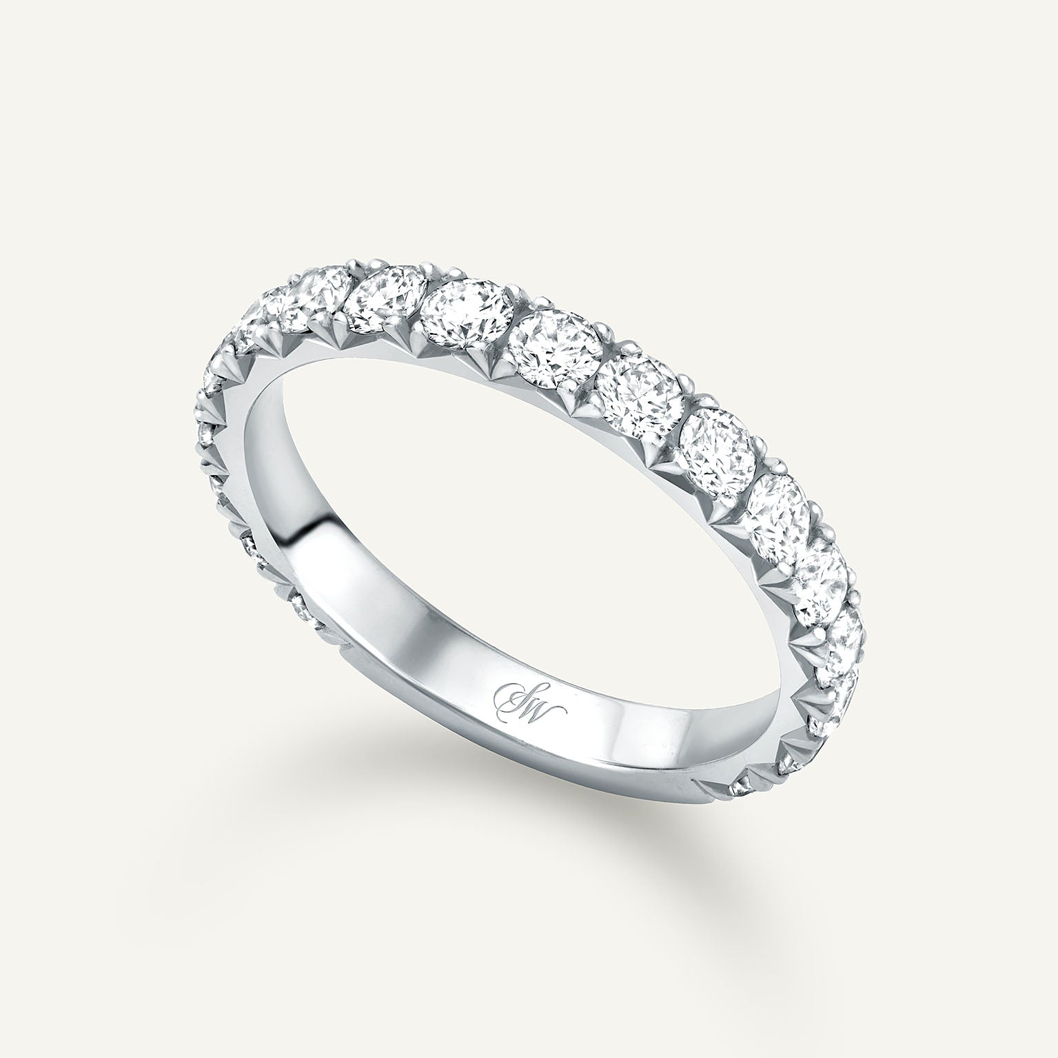 Mega Elgin White Gold Ring