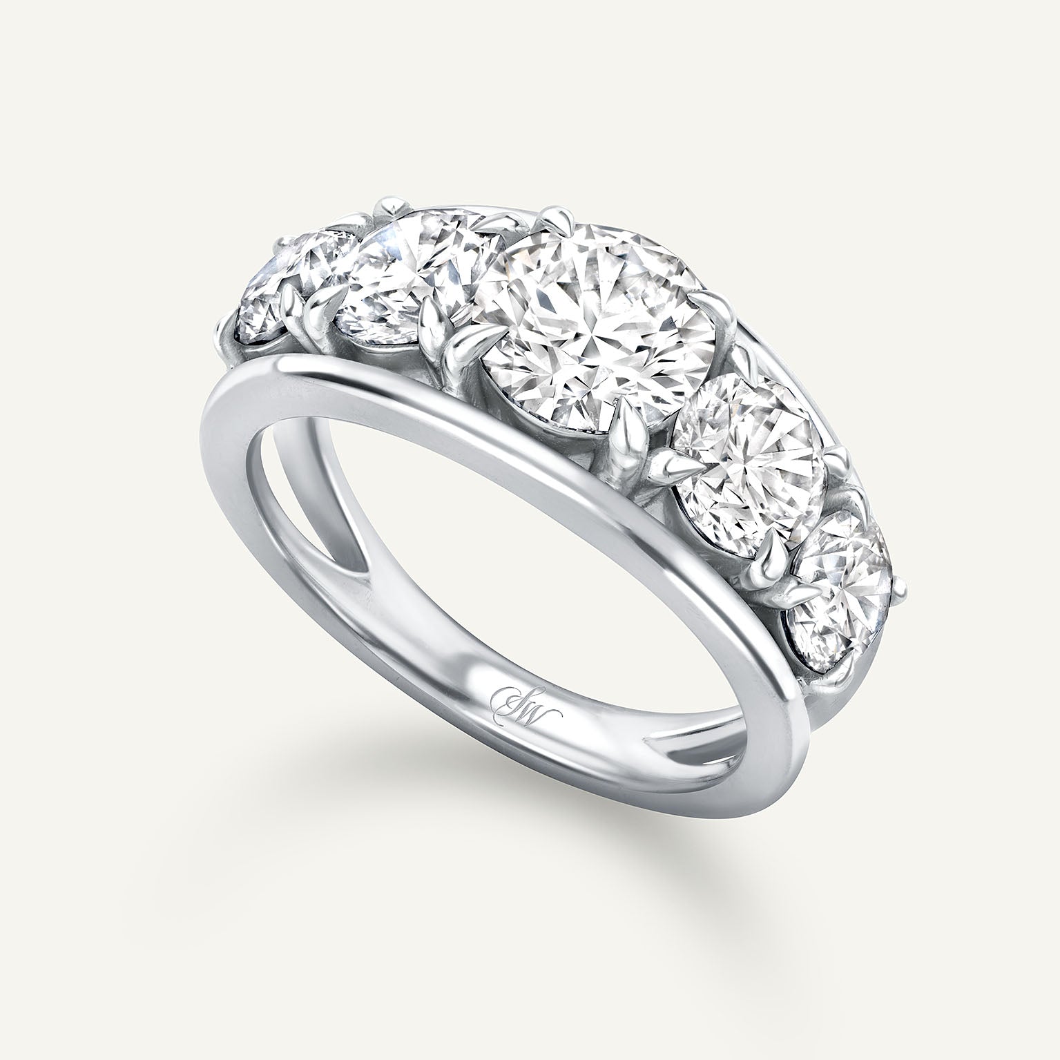 Mega Tobermory White Gold Ring