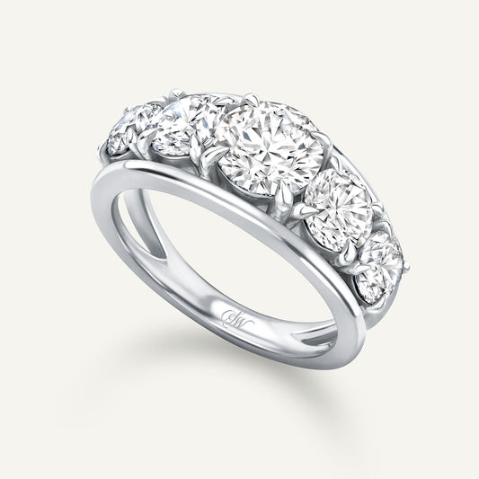 Mega Tobermory White Gold Ring