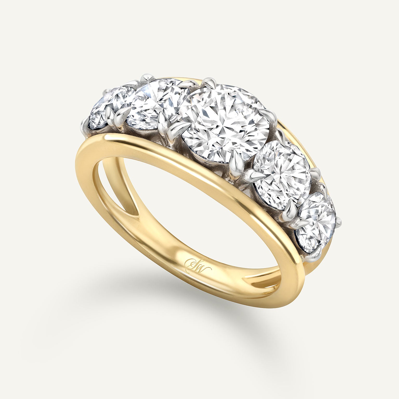 Mega Tobermory Yellow Gold Ring